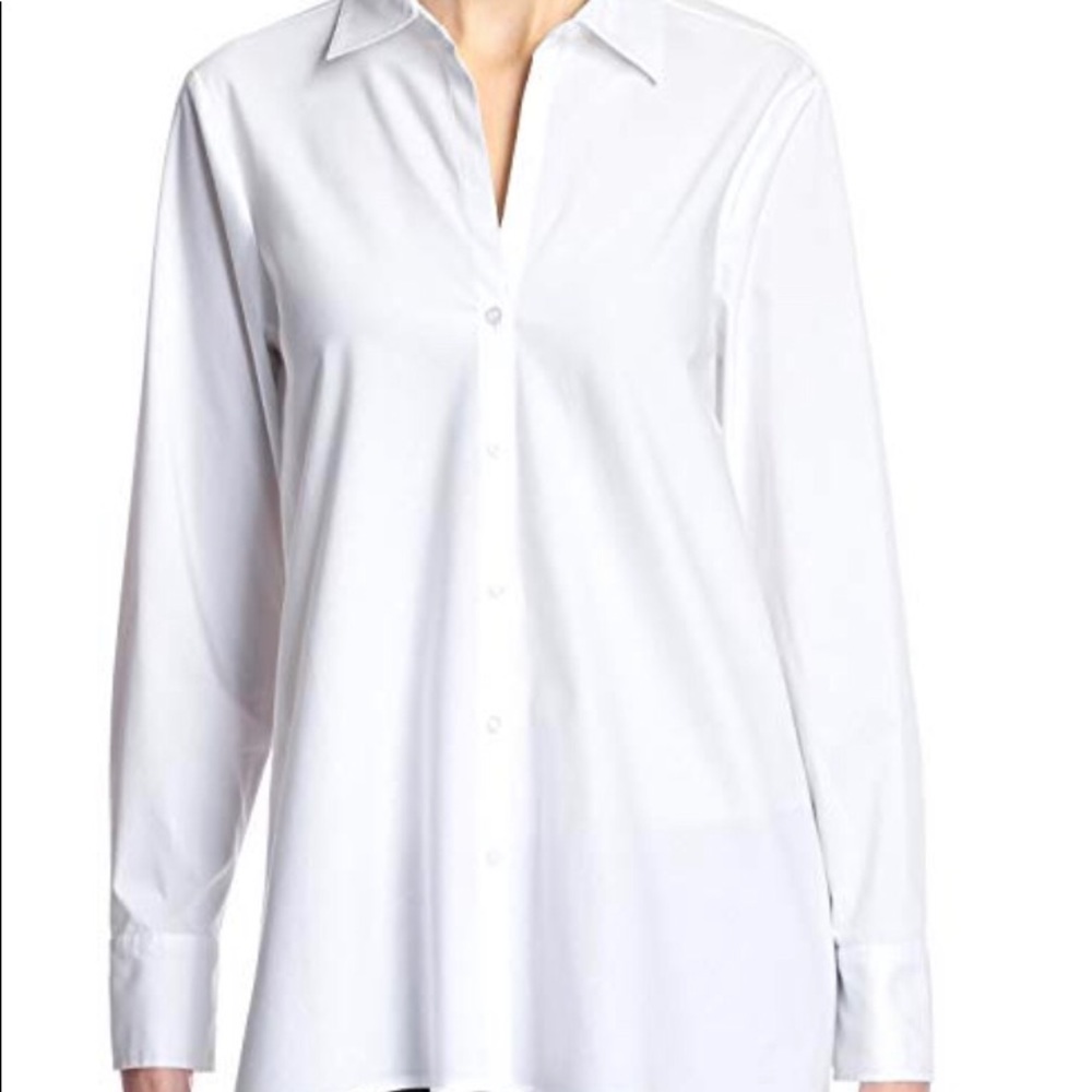SOCIETY NEW YORK Women's Tunic Shirt-white NWT
